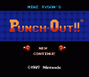 Mike Tyson Punchout Title Screen