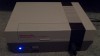 View of Blue LED modded Nintendo NES