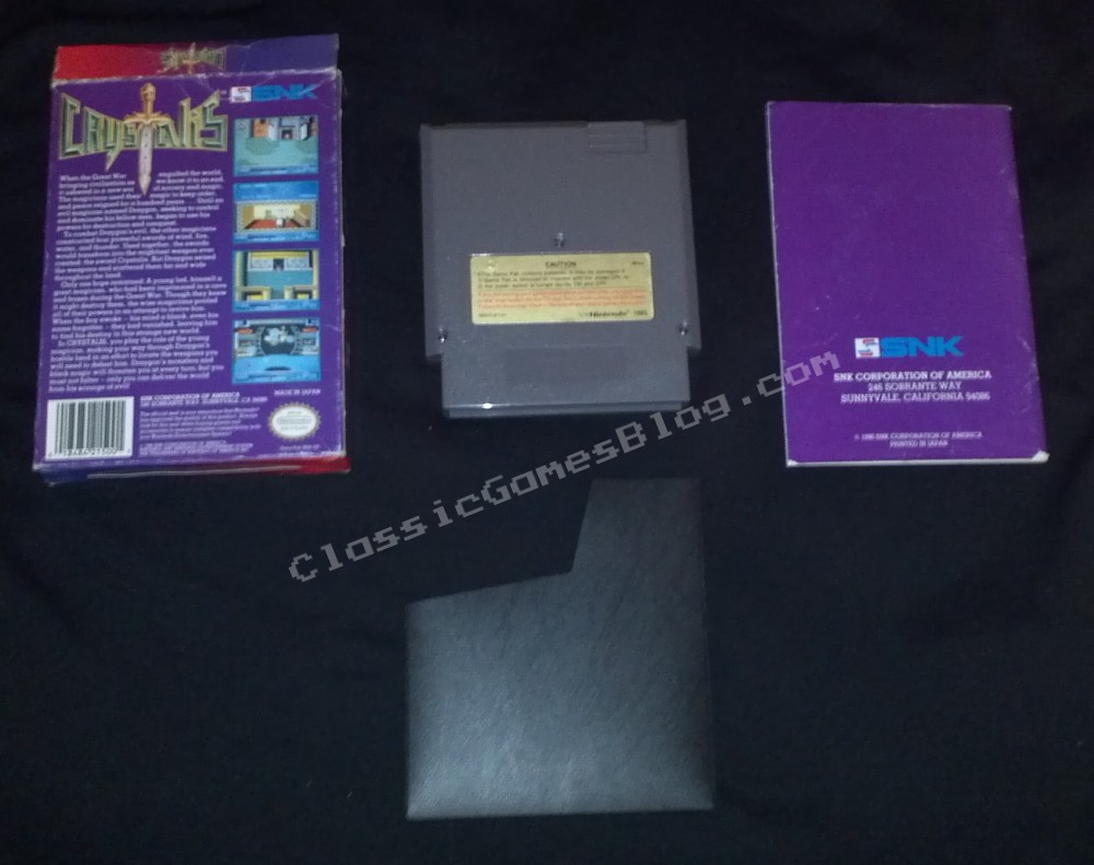 Crystalis for NES Complete in Box